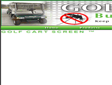 Tablet Screenshot of golfcartscreen.com